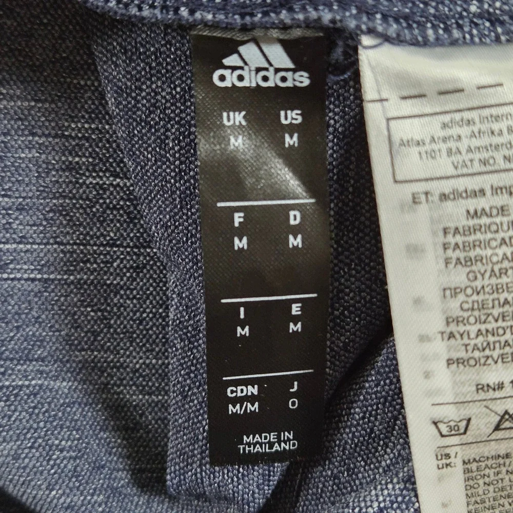 NWT Adidas Squad‎ Anorak Quarter-Zip Golf Pullover Navy Blue Mens Medium